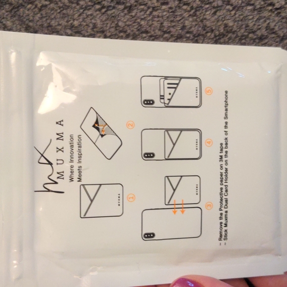 Gold glitter Phone wallet - Picture 2 of 2